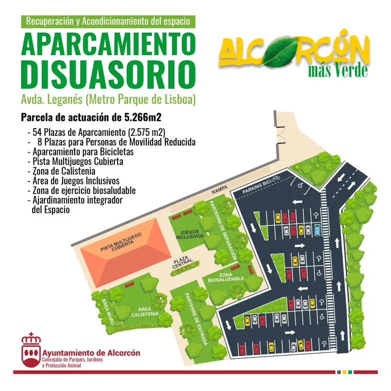 Controversia por el nuevo parking disuasorio de Alcorcón