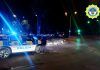 Dos coches se estrellan contra una rotonda en Alcorcón