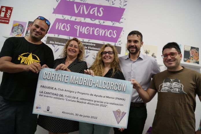 Éxito total del evento solidario 'Córtate Madrid-Alcorcón'