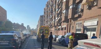 Apagón en varios barrios de Alcorcón tras un incendio en un transformador