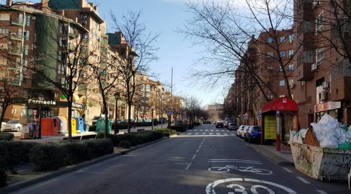 Accidente entre dos motoristas en Alcorcón