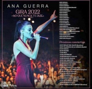 Cuándo es el concierto de Ana Guerra en las Fiestas de Alcorcón 2022