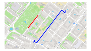 La ruta del autobús L-514, modificada en su paso por Alcorcón por el plan de asfaltado