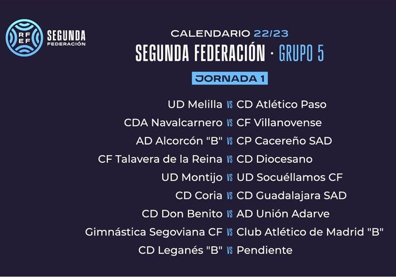 El Alcorcón B ya conoce su nuevo calendario de liga en Segunda RFEF ...