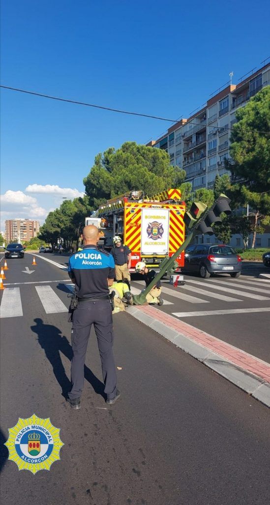 Buscan al causante de un accidente en Alcorcón