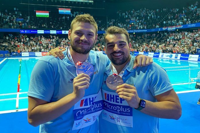 El waterpolo de Alcorcón está de enhorabuena: Álex Bustos y Alberto Barroso consiguen el bronce en el Campeonato de Europa