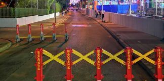 Así funcionan las barreras antiterroristas colocadas durante las Fiestas de Alcorcón