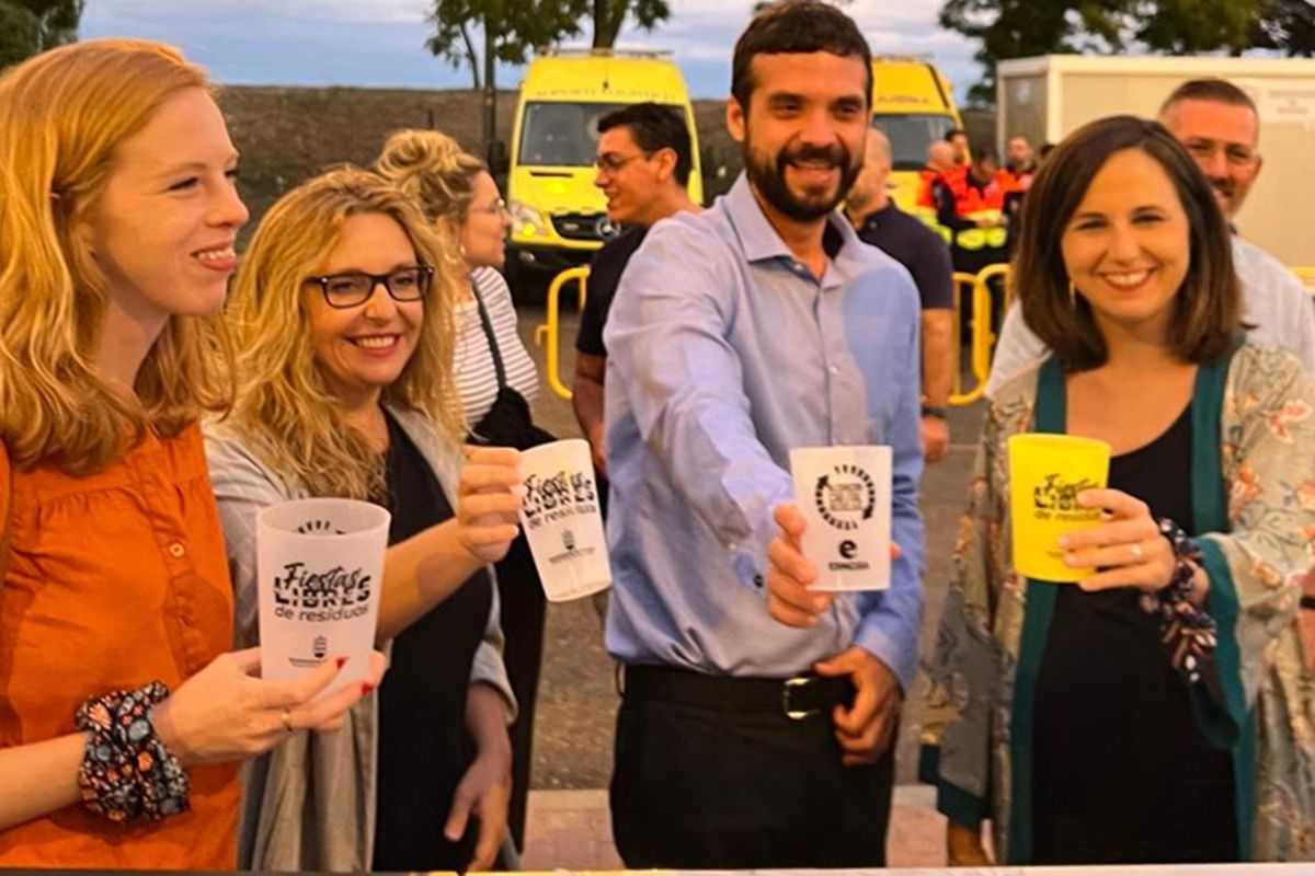 Ione Belarra: "Alcorcón se está convirtiendo en la capital del reciclaje"