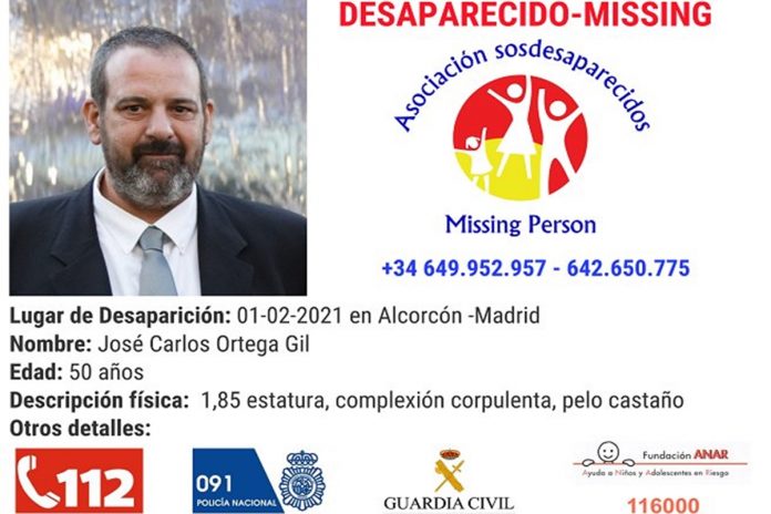 Activan una alerta internacional para buscar a un hombre desaparecido en Alcorcón