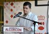 El emocionante acto a Carlos Hernández Ortiz en reconocimiento a su trayectoria en Alcorcón