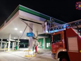Intervenciones en cubiertas por parte de los Bomberos de Alcorcón