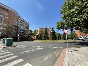 Accidente bajo la niebla en Alcorcón