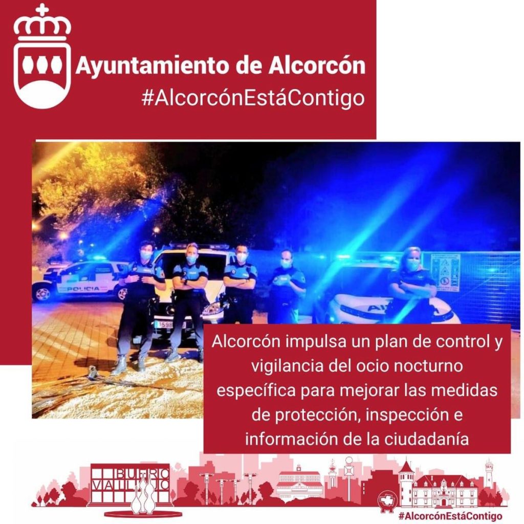 Nuevo plan de control y vigilancia del ocio nocturno en Alcorcón