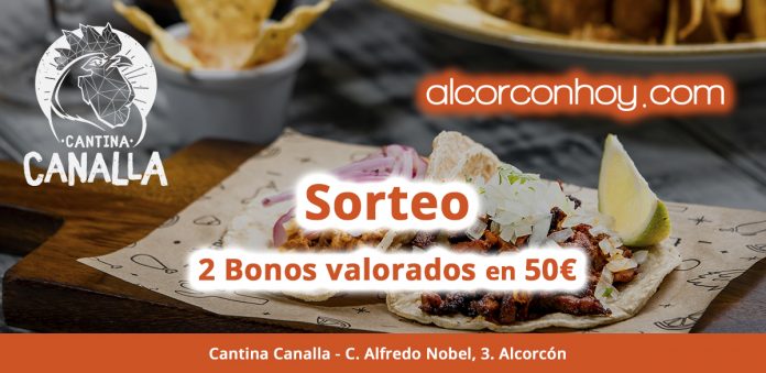 Sorteo de dos bonos para disfrutar en la Cantina Canalla