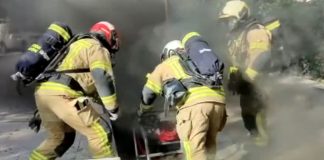 Se produce un incendio en un transformador eléctrico en Alcorcón