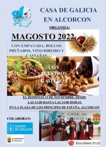 Alcorcón celebra Magosto 2022, una fiesta para disfrutar de lo mejor de Galicia y su gastronomía