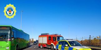 Un accidente múltiple en Alcorcón produce retenciones en la A5