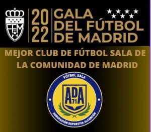 El Alcorcón, premiado como el mejor club de fútbol sala de toda la Comunidad de Madrid