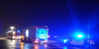 Accidente bajo la niebla en Alcorcón