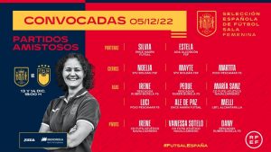 Estela García, portera del Alcorcón, convocada con la selección española de fútbol sala