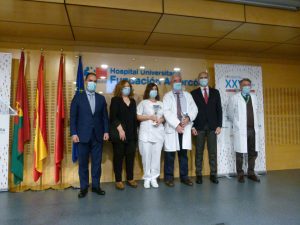 Enrique Ruiz Escudero, consejero de Sanidad de la Comunidad de Madrid, visita el Hospital de Alcorcón