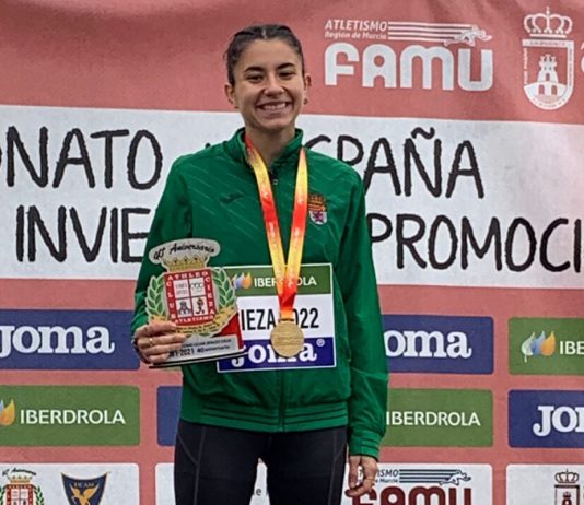 Lucía Redondo, atleta de Alcorcón, campeona de España Sub20 de Marcha