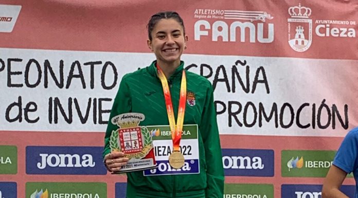Lucía Redondo, atleta de Alcorcón, campeona de España Sub20 de Marcha