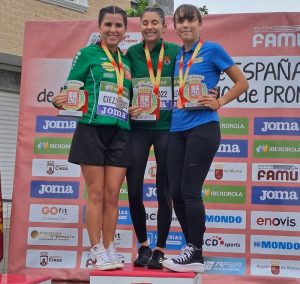 Lucía Redondo, atleta de Alcorcón, campeona de España Sub20 de Marcha