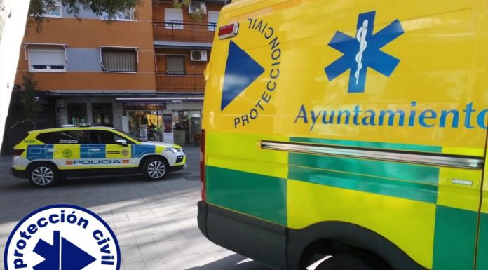 Un varón de avanzada edad sufre un traumatismo tras una caída en Alcorcón