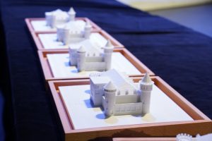 Los premios fueron representaciones en 3D de Los Castillos.