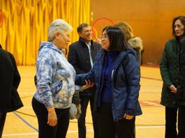 Carolina Darias, ministra de Sanidad, visita Alcorcón
