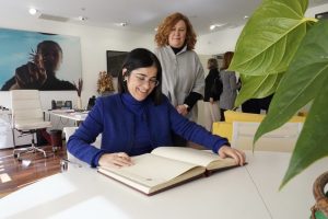 Carolina Darias, ministra de Sanidad, visita Alcorcón