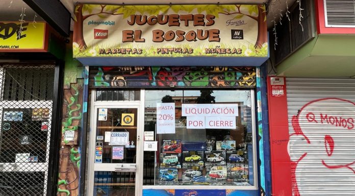 Juguetes El Bosque cierra tras toda una vida en Alcorcón