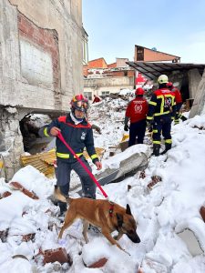 Sergio de Diego, el bombero de Alcorcón que ha ido a Turquía a ayudar tras el terremoto