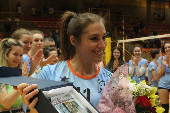 Se retira Cristina Romero, histórica capitana del Club Voleibol Alcorcón