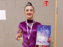 Denisse Ruiz, joven vecina de Alcorcón, gana un campeonato internacional de gimnasia rítmica