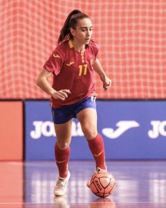 Irene Samper, ex del Alcorcón, campeona de Europa de fútbol sala