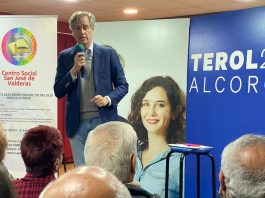 El exalcalde de Caracas apoya a Terol en Alcorcón