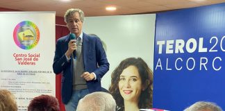 El exalcalde de Caracas apoya a Terol en Alcorcón