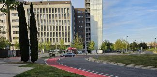 Críticas al nuevo carril bici de Parque Oeste en Alcorcón