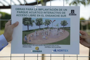 Alcorcón ultima la instalación de los parques de agua de cara al verano