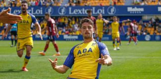 Alcorcón 1-0 Pontevedra/ El Alcorcón consiguió desenredar el nudo defensivo del Pontevedra con Dalmau
