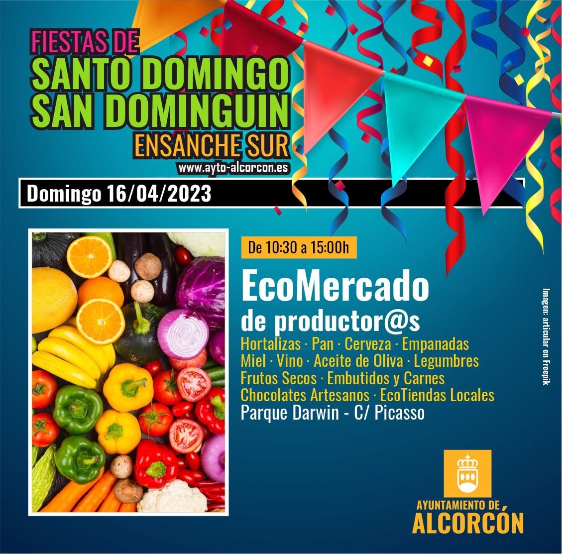 Domingo de Ecomercado y paella popular en Alcorcón