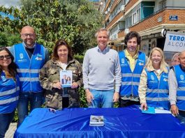 El expresidente de Colombia y el exalcalde de Caracas apoyan a Terol en Alcorcón