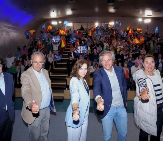 El Centro Cívico Viñagrande de Alcorcón acogió a Isabel Díaz Ayuso en su apoyo a Terol