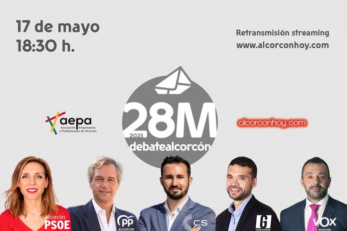 Todo listo para el gran debate electoral de Alcorcón del próximo 17 de mayo