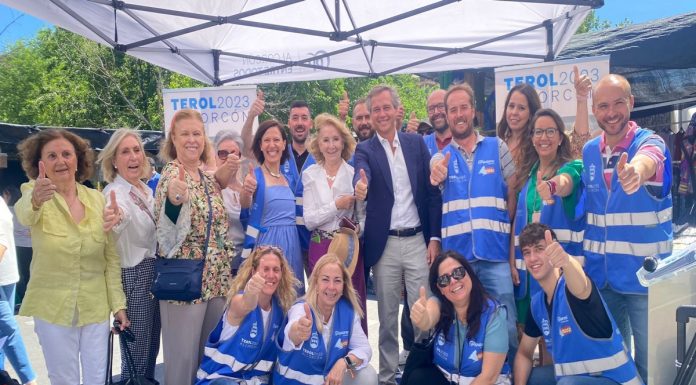 Esperanza Aguirre visita Alcorcón para apoyar la candidatura de Terol