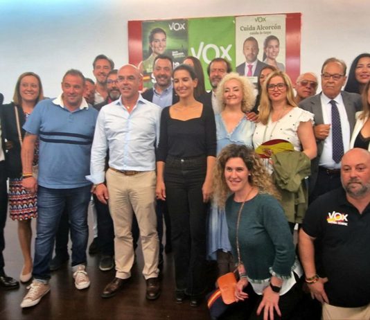 Mitin de Vox en Alcorcón con Rocío Monasterio