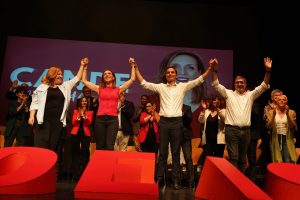 Juan Lobato y Patxi López apoyan la candidatura de Candelaria Testa en Alcorcón
