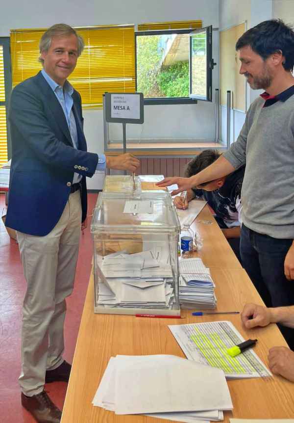 Antonio González Terol se mostró calmado ante la situación, a la espera de la reclamación de votos